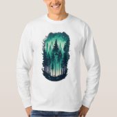 Pinienwald Landschaft Long Sleeve T-Shirt (Vorderseite)