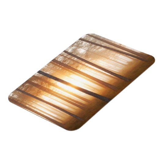 Pinienwald-Landschaft Magnet (Linke Seite)