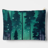 Pinienwald-Landschaft Zubehörtasche (Rückseite)