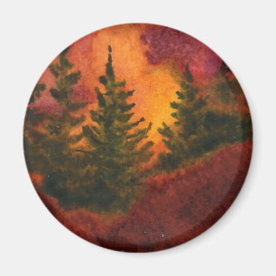 Pinienwald Magnet