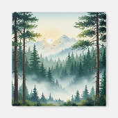 Pinienwald Magnet (Vorne)