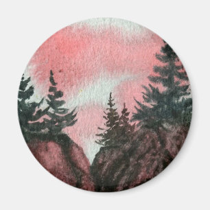 Pinienwald Magnet