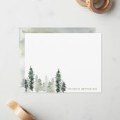 Pinienwald Mitteilungskarte (Vorderseite/Rückseite Beispiel)