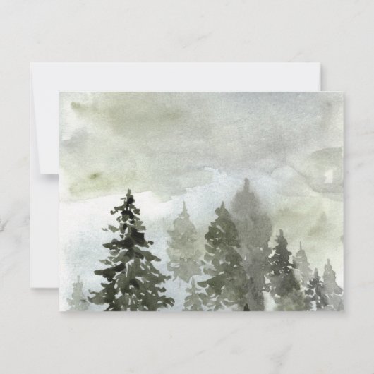 Pinienwald Mitteilungskarte (Rückseite)