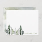 Pinienwald Mitteilungskarte (Vorne/Hinten)