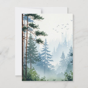 Pinienwald Postkarte