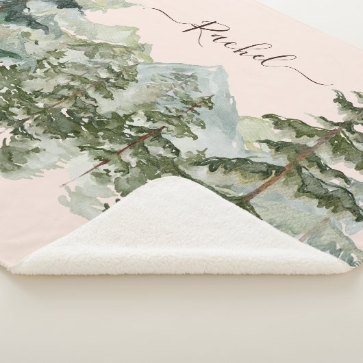 Pinienwald und Bergästhesie Sherpadecke (3/4)