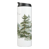 Pinienwald und Bergästhesie Thermosbecher (Nach rechts gedreht)