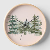 Pinienwald und Bergästhesie Uhr (Vorderseite)