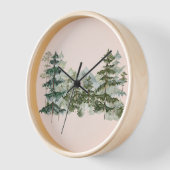 Pinienwald und Bergästhesie Uhr (Winkel)