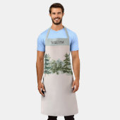 Pinienwald und Berggarten Schürze (Getragen)