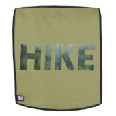 Pinienwald-Wanderlogo Rucksack (Abnehmbare Front)