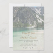 Pinienwälder bei Hochzeiten Einladung (Vorderseite)