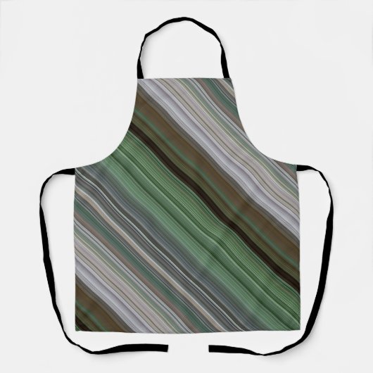 Pinienwälder, braun und grüner Streifen Schürze (Vorderseite)