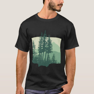 Pinienwälder und Berge T-Shirt