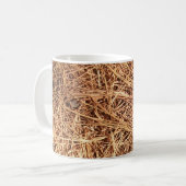 Pinienwaldfußboden, Kiefernneedeln Kaffeetasse (Vorderseite Links)