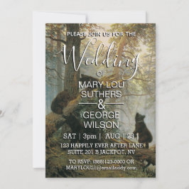 Pinienwaldhochzeit Einladung