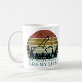 Pinienwaldlandschaft Kaffeetasse (Links)