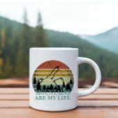 Pinienwaldlandschaft Kaffeetasse