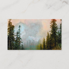 Pinienwaldlandschaft Visitenkarte