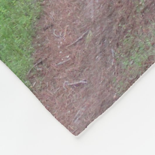 Pinienwaldstraße Fleecedecke (Ecke)