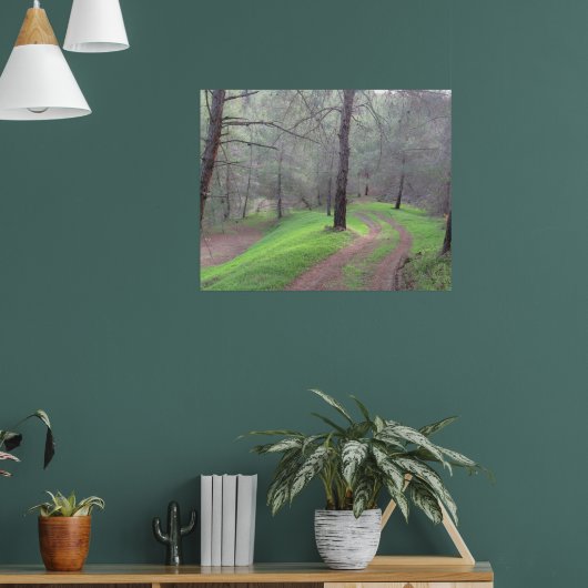 Pinienwaldstraße Poster (Wohnzimmer 1)
