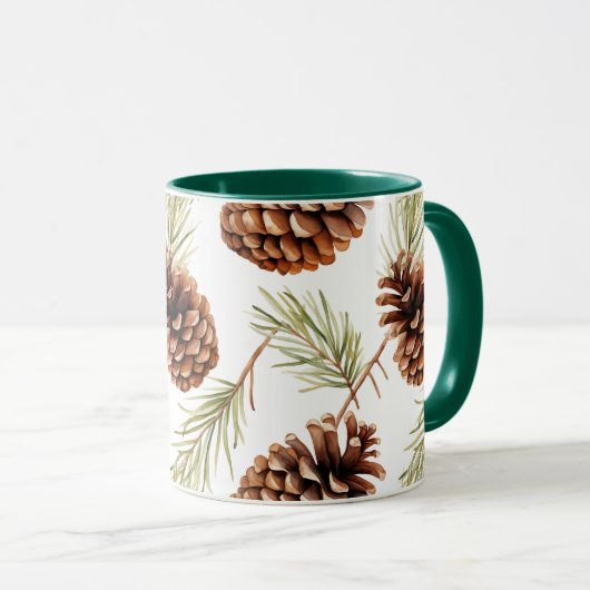 Pinienzapfen tasse (VorderseiteRechts)