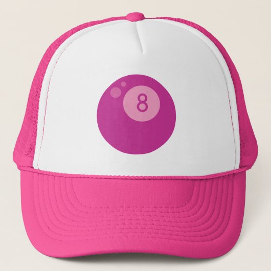 Pink8ball Truckerkappe (Vorderseite)