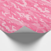 Pink 2 Camouflage Camouflage Wrapping Paper Geschenkpapier (Ecke)