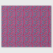 PInk 3d Herzen Geschenkpapier (Flach)