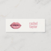 Pink 3D-Hot-Makeup-Visitenkarte Mini Visitenkarte (Vorderseite)