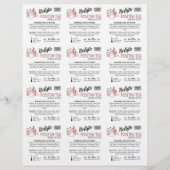 Pink 3x4 Kleiner Platz Beilagen (Vorderseite)