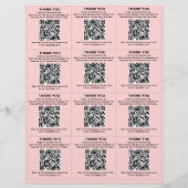 Pink 3x4 Kleiner Platz Beilagen (Rückseite)