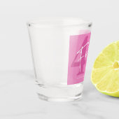 Pink 40. 40. Geburtstagsparty Geschenk Schnapsglas (Links)