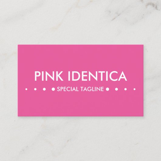 PINK 4dots Visitenkarte (Vorderseite)