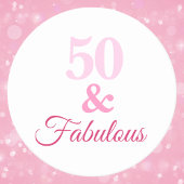 Pink 50 und fabelhafte Untersetzer