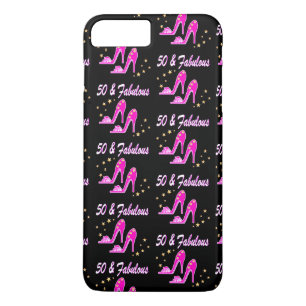 PINK 50 UND FABULOUS BIRTHDAY SHOE DESIGN Case-Mate iPhone HÜLLE
