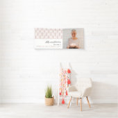 Pink 50 und wunderschöne Art Deco 50. Geburtstag Banner (Insitu)