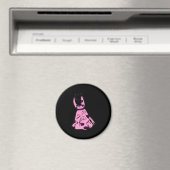 Pink 50er Be-Bop Dress Magnet (In Situ (Geschirrspüler))