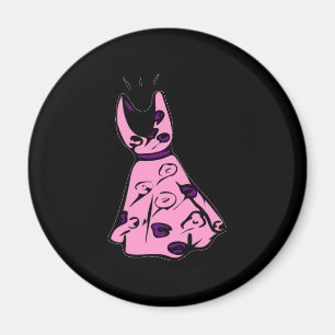 Pink 50er Be-Bop Dress Magnet