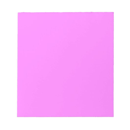 Pink 5.5" x 6" Notepad - 40 Seiten Notizblock (Vorderseite)