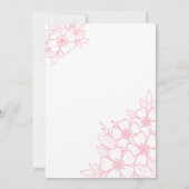 Pink 60. Geburtstagsparty Einladung (Rückseite)