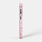 Pink 60's 70's Abstrakt Pattern Name Samsung Galaxy Hülle (Rechte Seite)