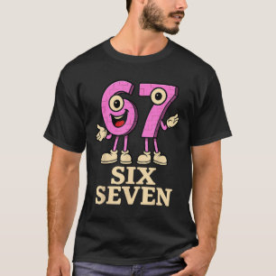 Pink 67 Six Seven 6-7 - Lustiges italienisches Bra T-Shirt