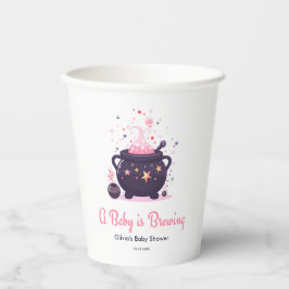 Pink A Baby braut Halloween Baby Dusche Pappbecher