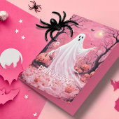 Pink-a-Boo Ghosting Halloween Karte