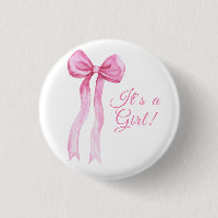Pink a Bow Es ist eine Mädchen-Baby-Dusche