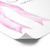 Pink a bow - Favoriten Poster (Ecke)