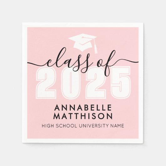 Pink-Abschluss Serviette (Vorderseite)