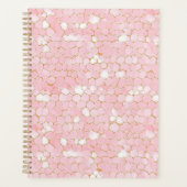 Pink Abstract Chiyogami Planner Planer (Vorderseite)